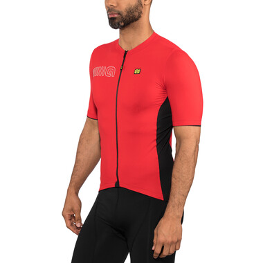 Radtrikot ALE CYCLING SOLID COLOR Kurzarm Rot 2023 0